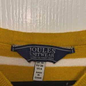 Joules Women's Yellow Crewneck Sweater